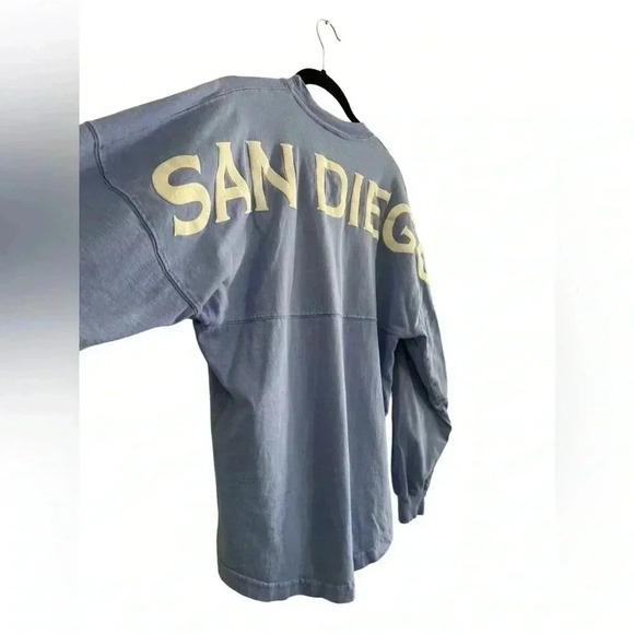SAN DIEGO Spirit Jersey Long sleeved oversized Shirt XS - Picture 5 of 8